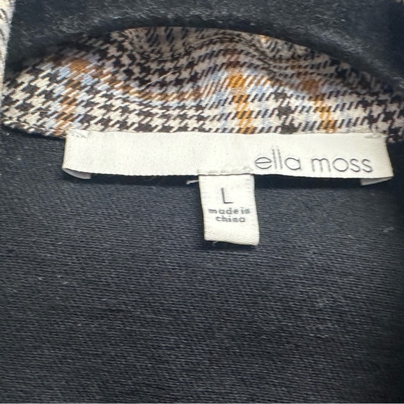 Ella moss plaid and denim blazer size large - Picture 8 of 8